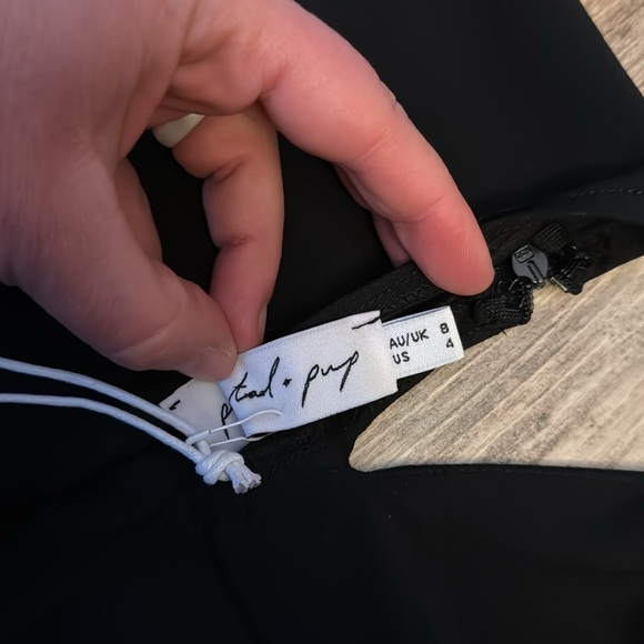 NWT Petal & Pup Black Dress - Picture 4 of 6